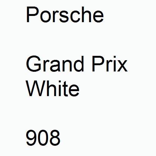 Porsche, Grand Prix White, 908.